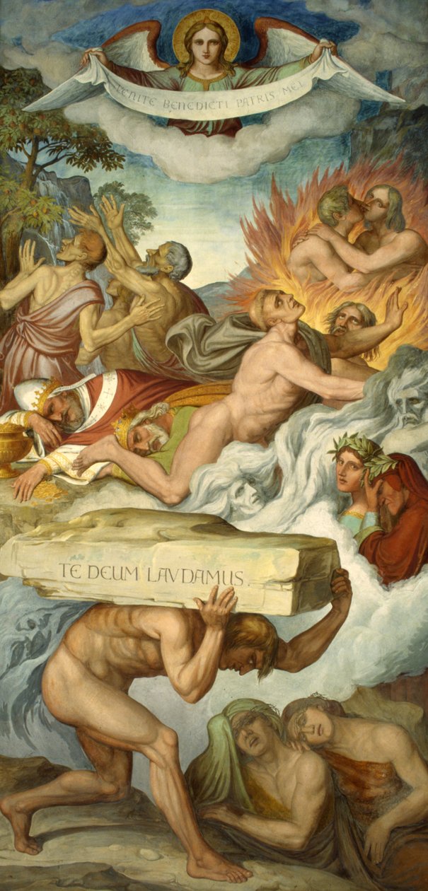 Os tormentos do purgatório de Joseph Anton Koch