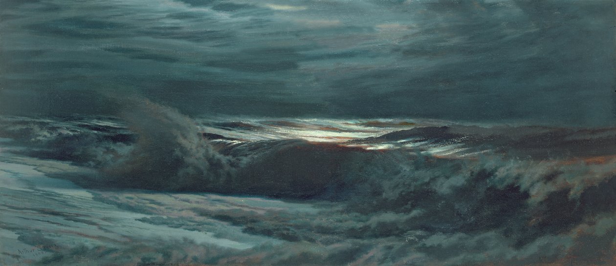 Onda Noturna, 1883 de Joseph Severn