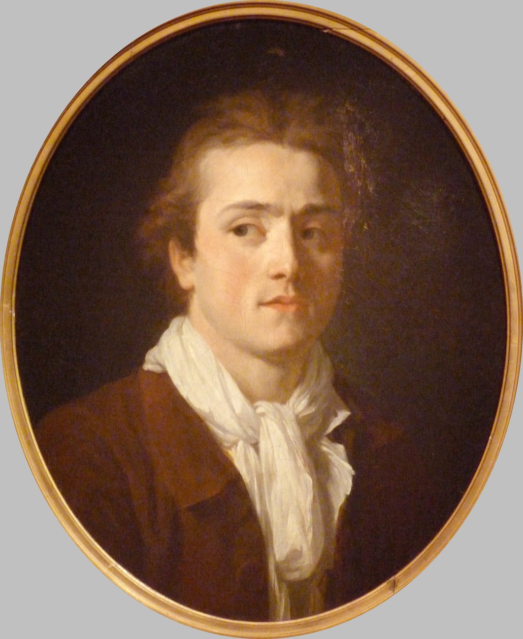 Retrato de Paul-Guillaume Lemoine, diz o romano de Joseph Benoît Suvée