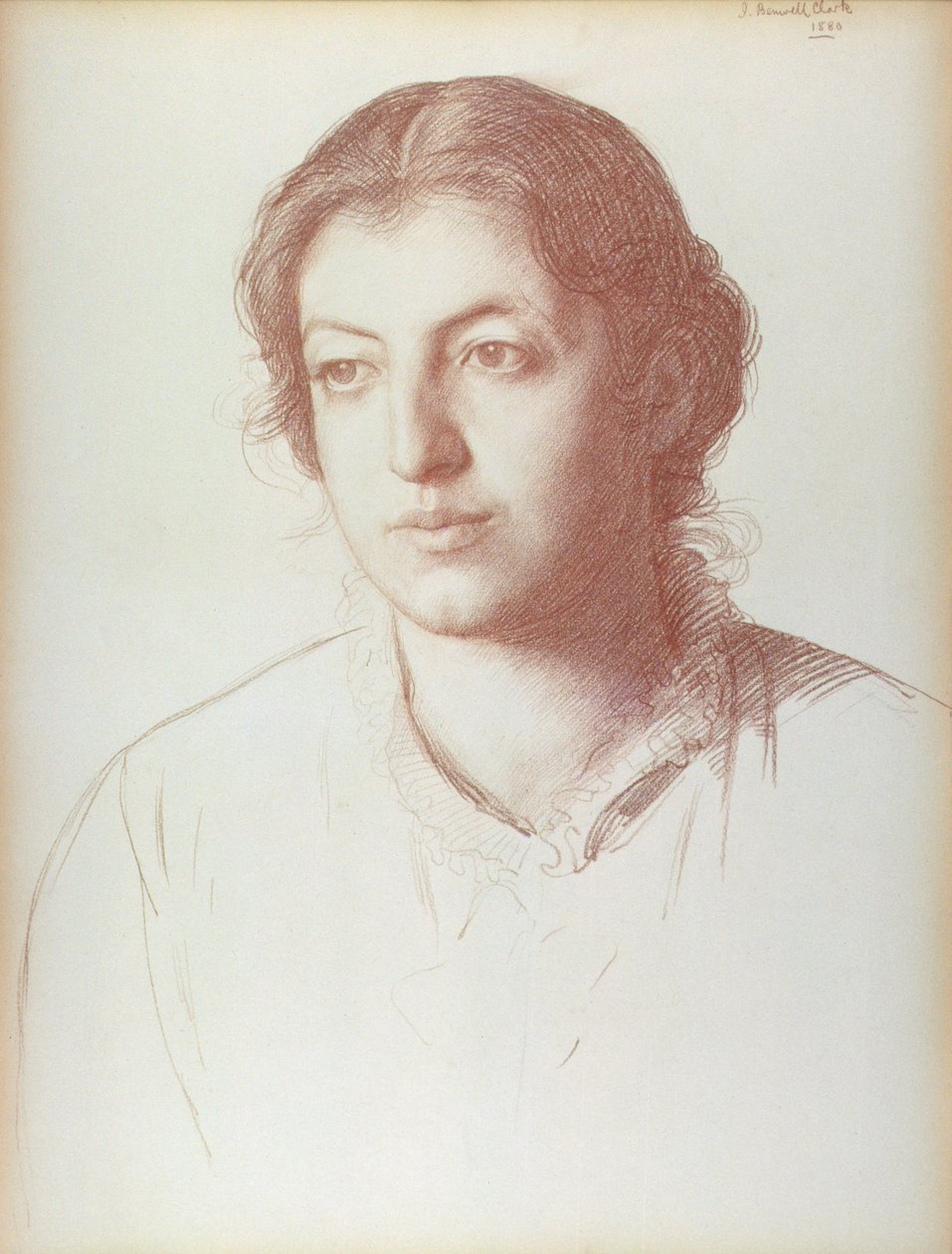 Retrato de Euterpe Ionides, depois Mrs. WF Craies de Joseph Benwell Clark
