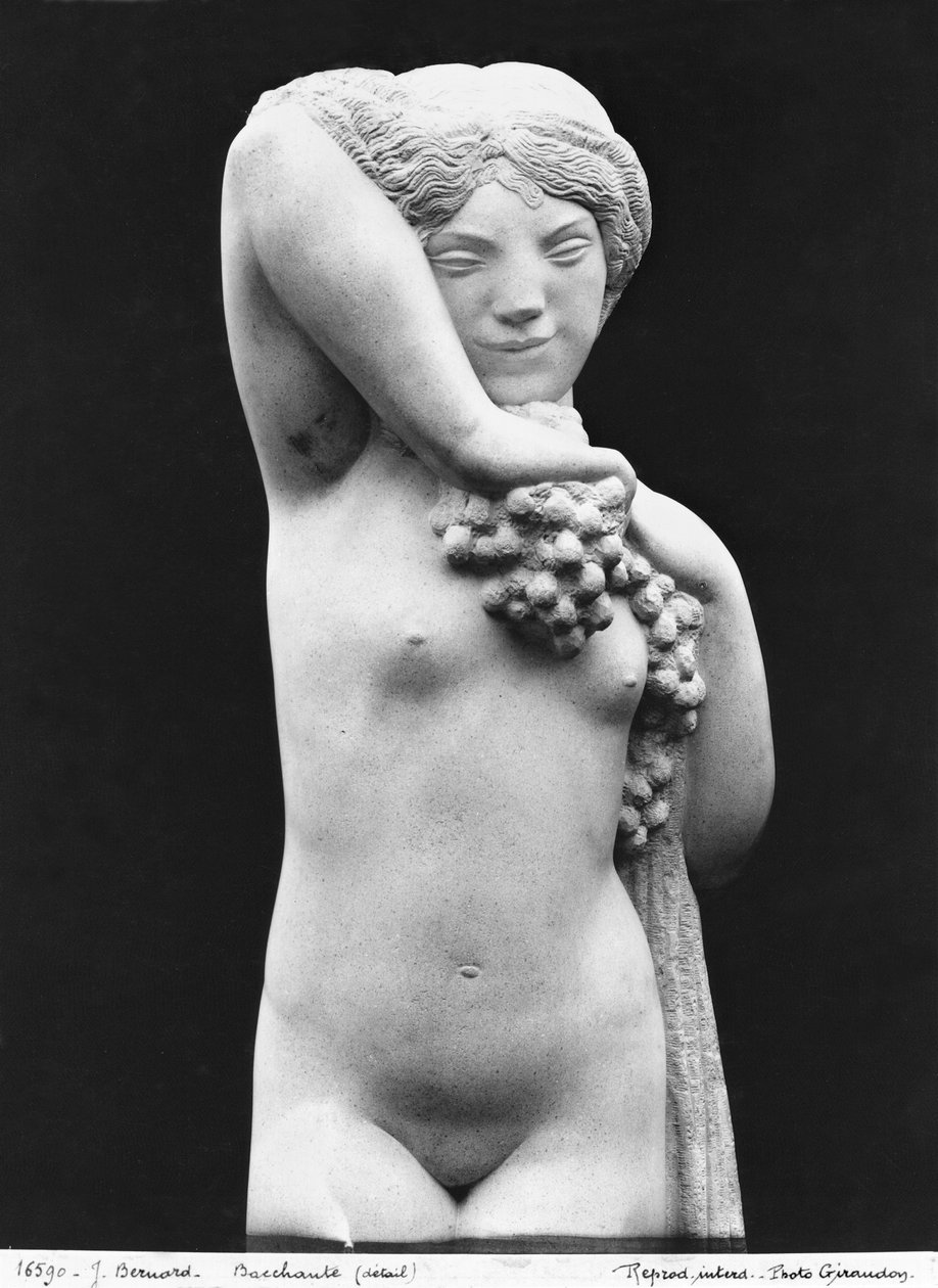 Bacante ou Fauno (detalhe) (mármore) de Joseph Bernard