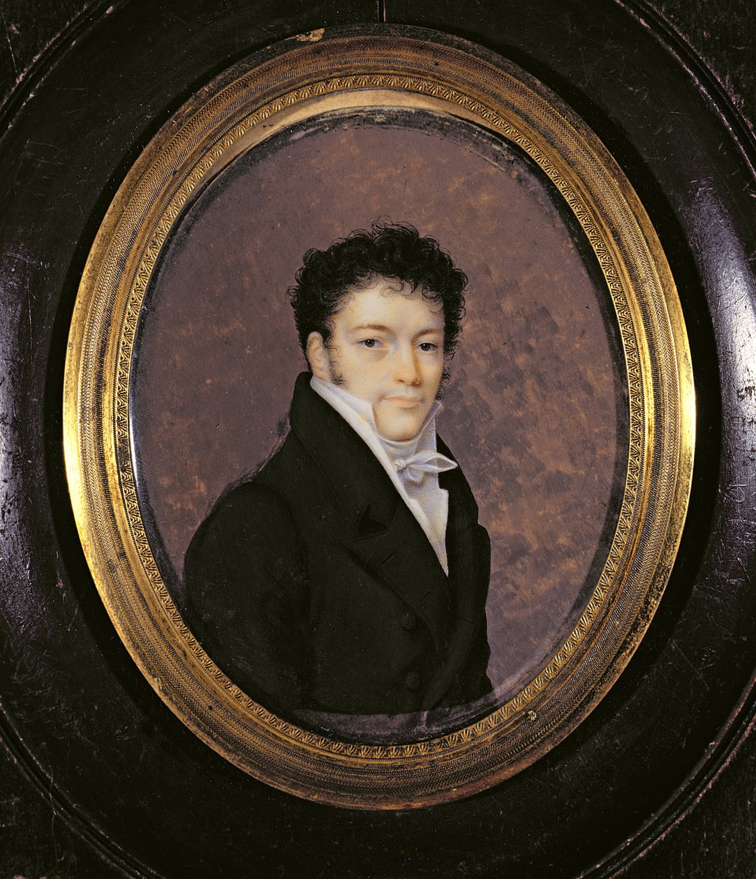 Miniatura de retrato de um cavalheiro, 1811 de Joseph Bordes