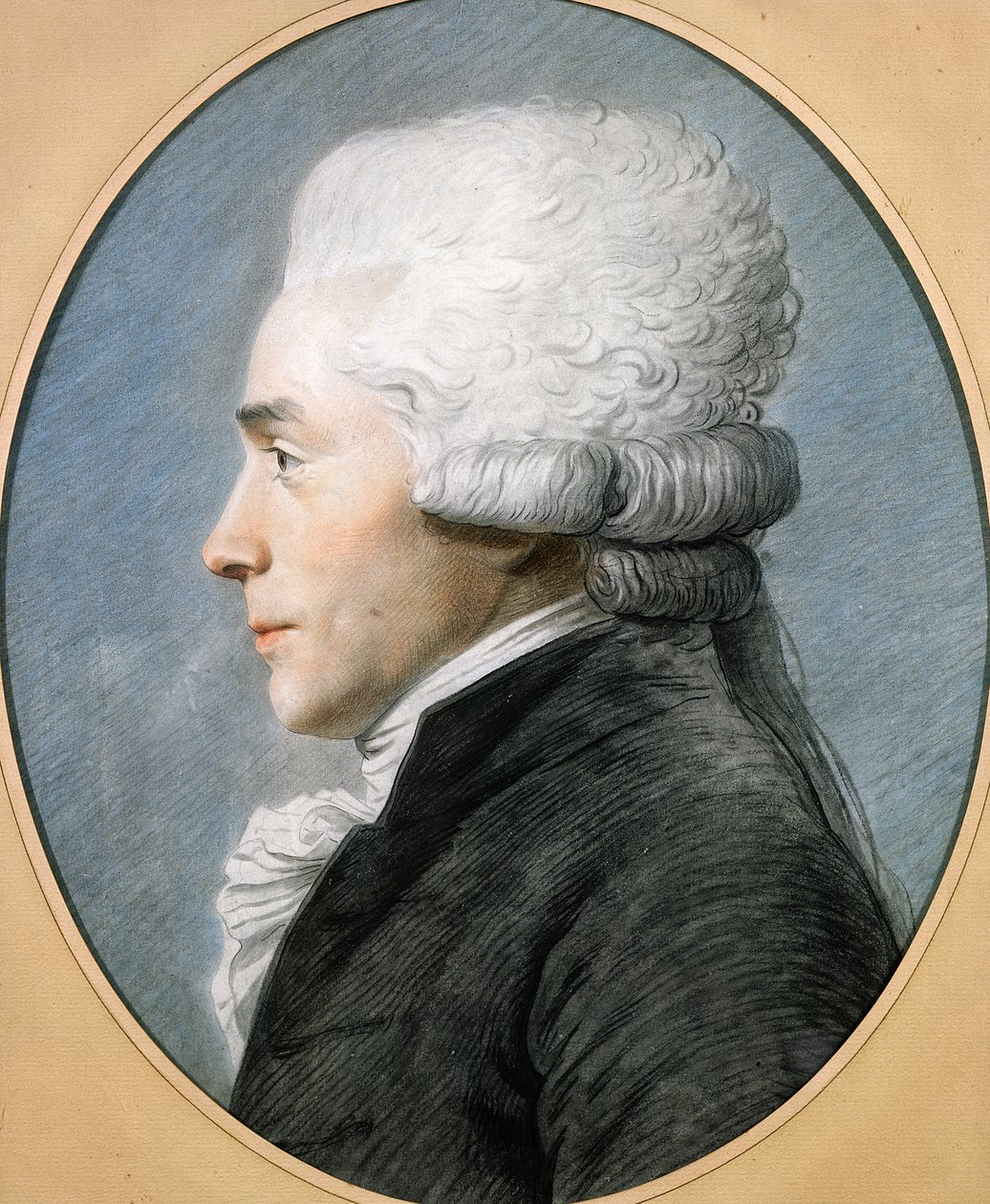 Maximiliano de Robespierre (1758-94) (pastel sobre papel) de Joseph Boze