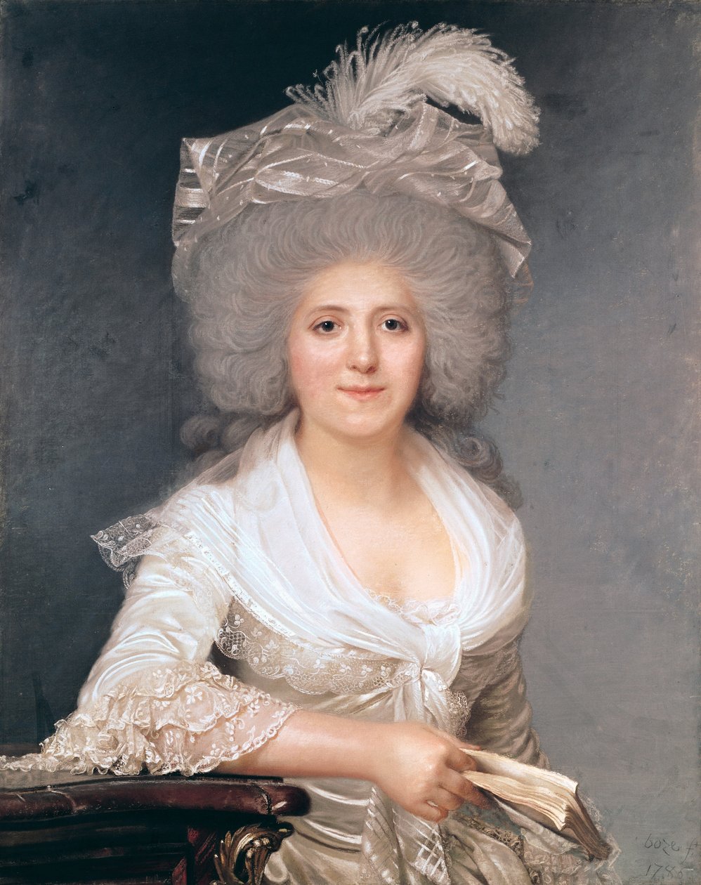 Retrato de Madame Jeanne-Louise-Henriette Campan (1752-1822) 1786 de Joseph Boze