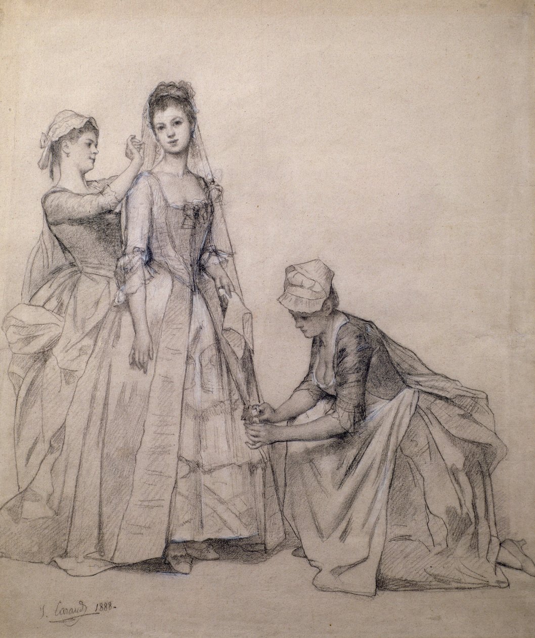 Atendendo a Noiva (desenho) de Joseph Caraud