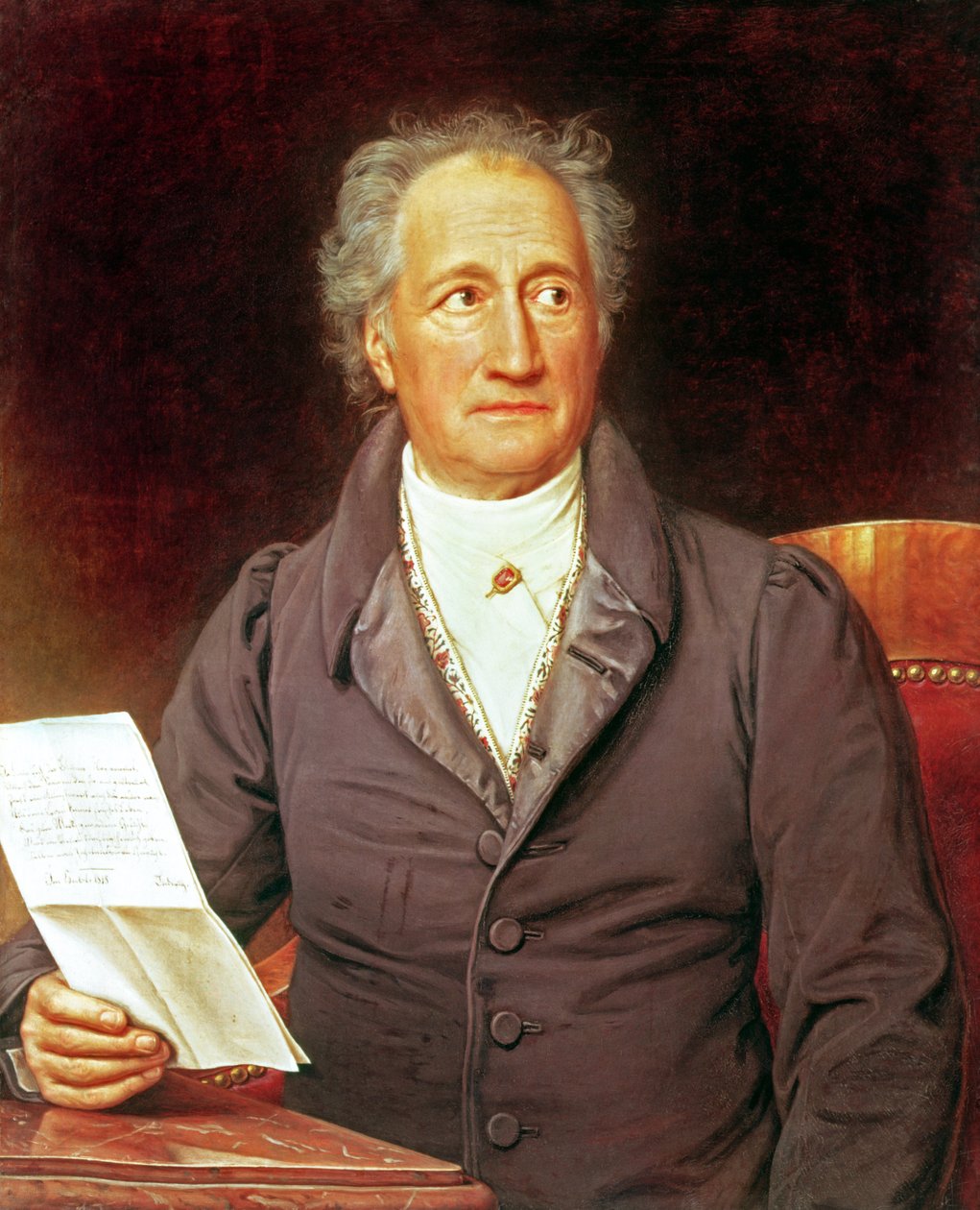 Johann Wolfgang von Goethe (1749-1832) 1828 de Joseph Carl Stieler