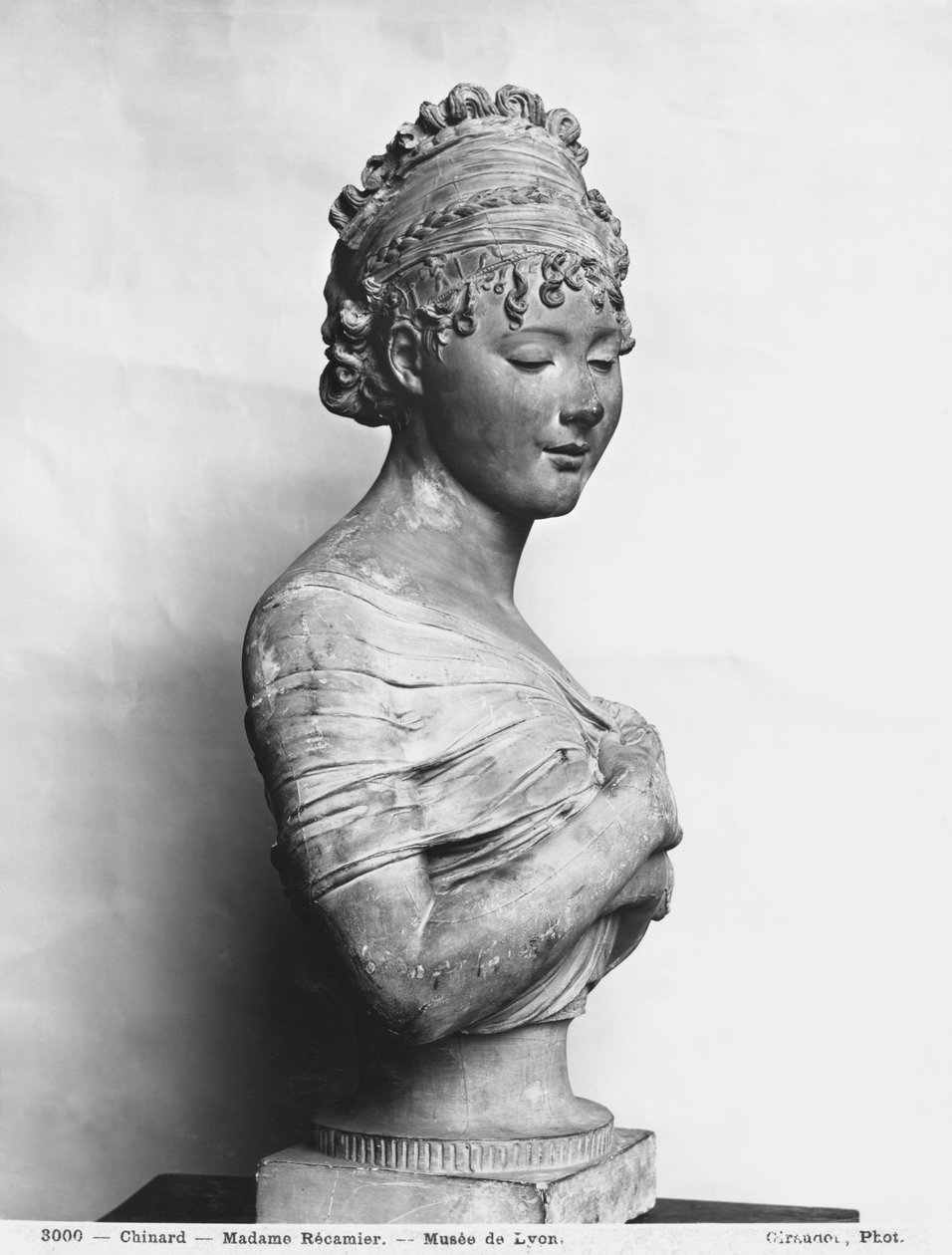 Juliette Recamier (1777-1849) c.1805-06 (mármore) (ver também 242734) de Joseph Chinard