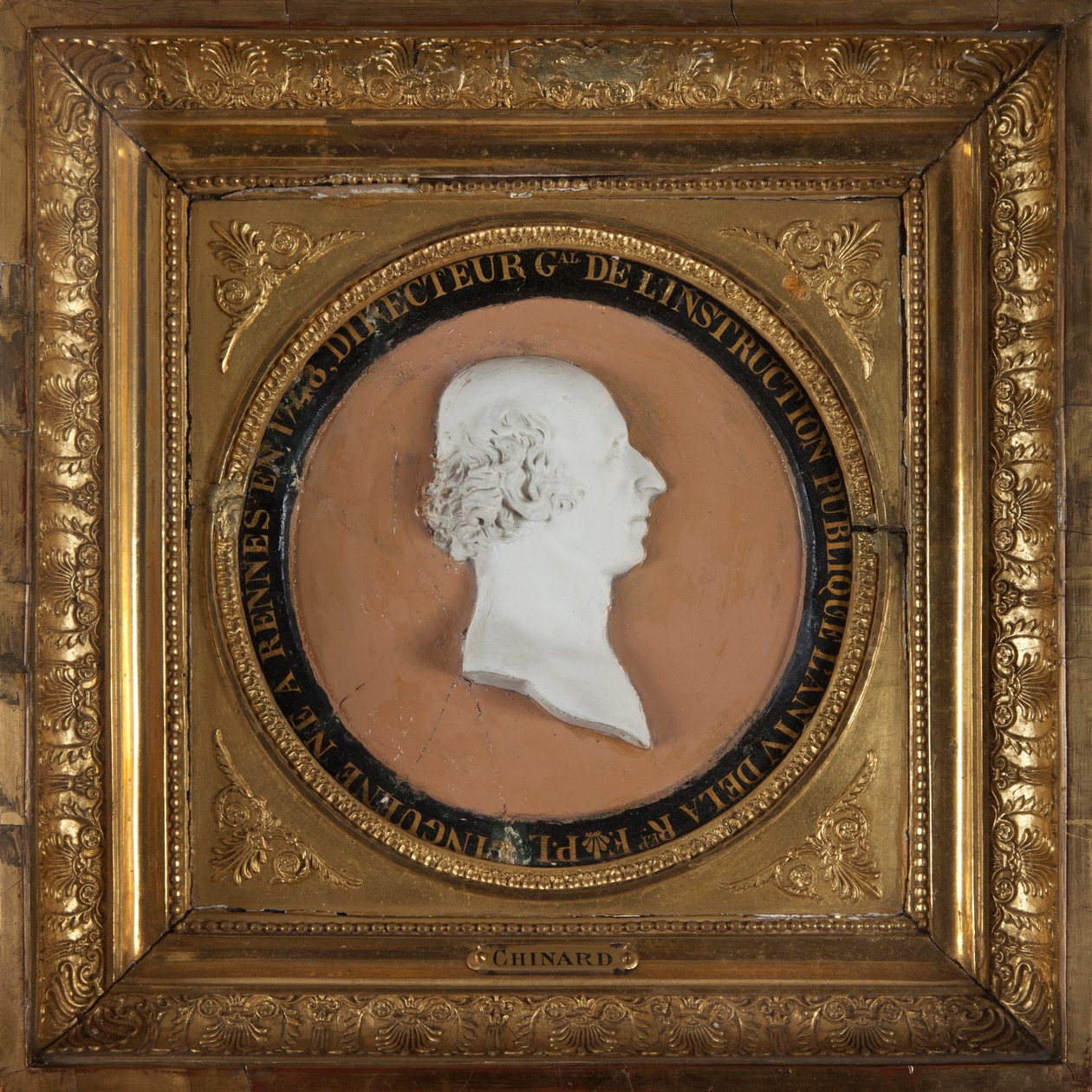 Pierre-Louis Ginguené, 1796 (terracota pintada) de Joseph Chinard