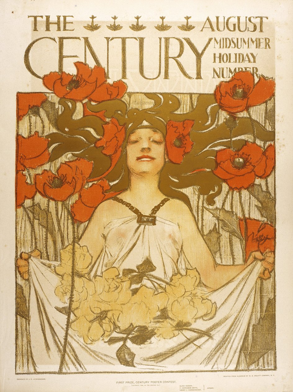O século. agosto de Joseph Christian Leyendecker
