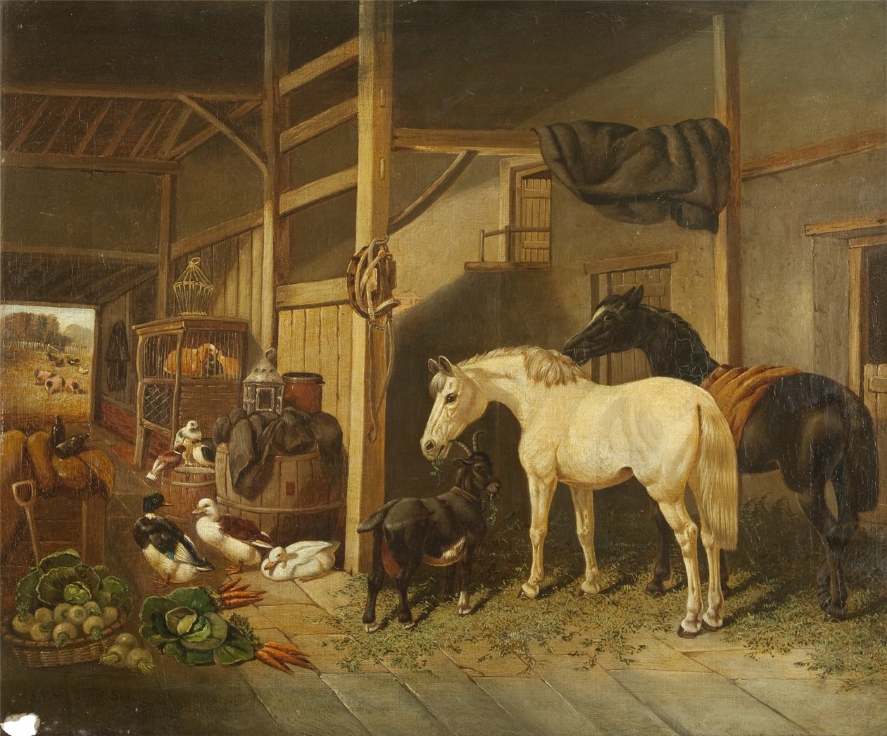 Um interior estável de Joseph Clark