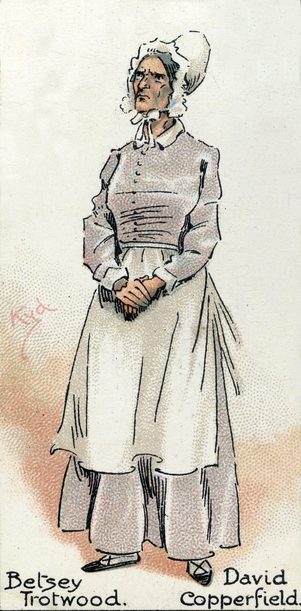 Betsey Trotwood, de &39;David Copperfield&39;, de Charles Dickens, 1923 de Joseph Clayton Clarke