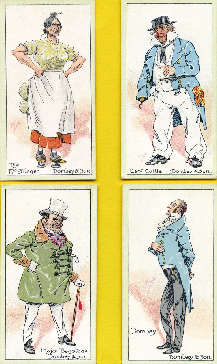 Personagens de &39;Dombey und Son&39;, de Charles Dickens, 1923 de Joseph Clayton Clarke