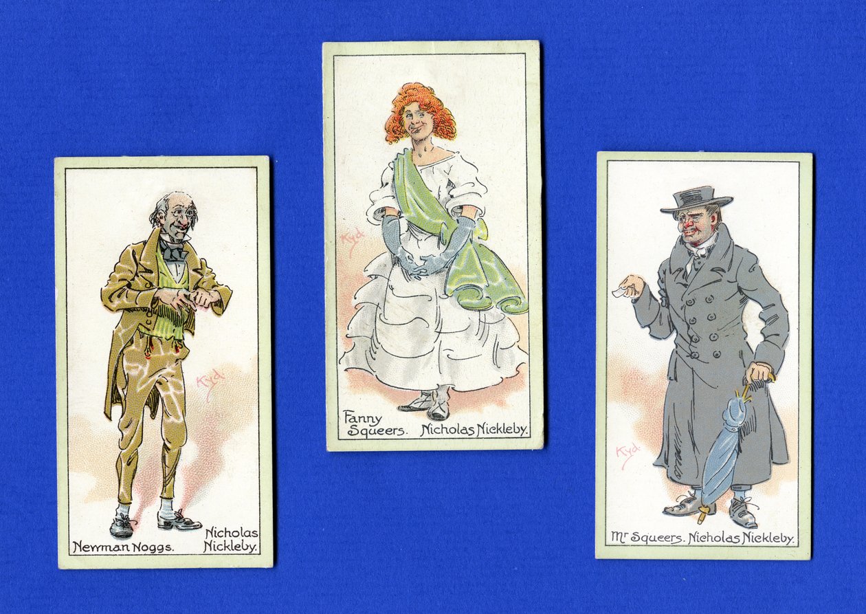 Personagens de &39;Nicholas Nickleby&39; de Charles Dickens, 1923 de Joseph Clayton Clarke