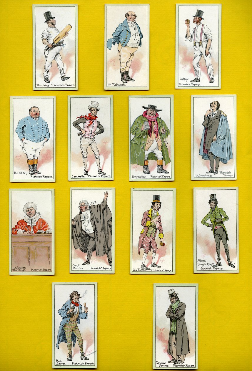 Personagens de &39;Pickwick Papers&39;, de Charles Dickens, 1923 de Joseph Clayton Clarke