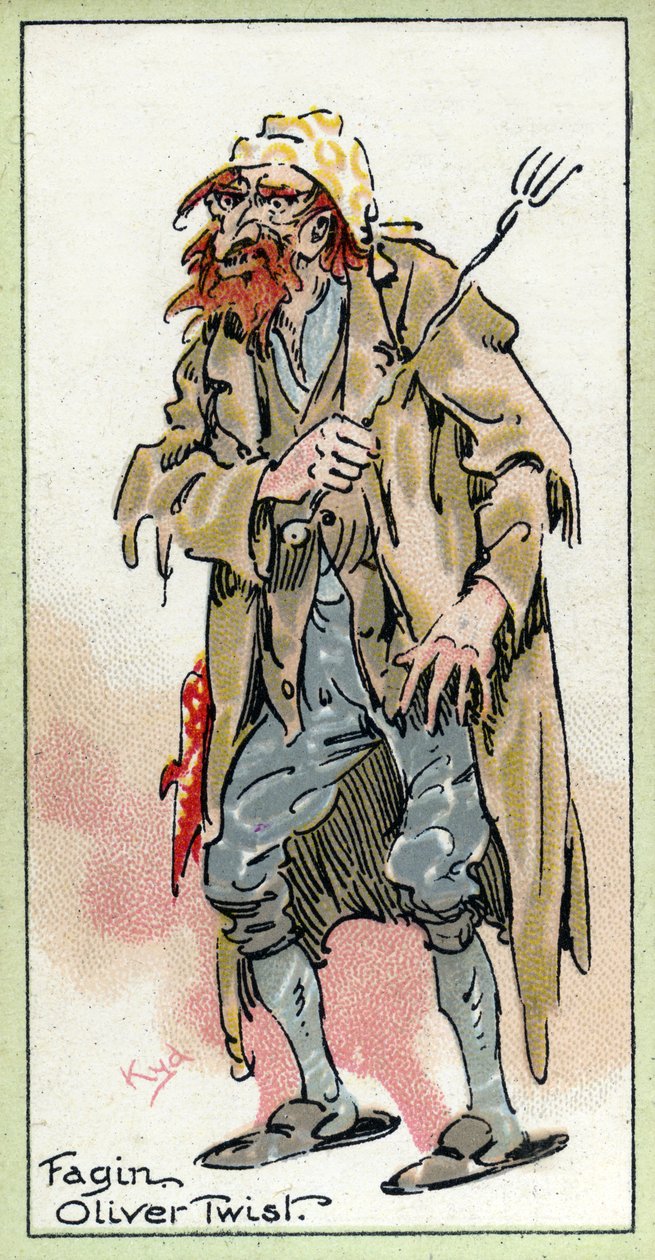 Fagin, de Oliver Twist, de Charles Dickens, 1923 de Joseph Clayton Clarke