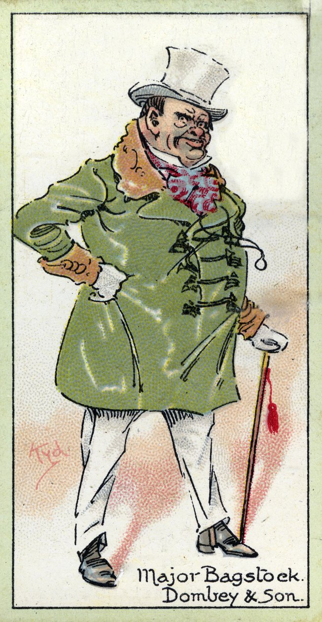 Major Bagstock, de &39;Dombey und Son&39;, de Charles Dickens, 1923 de Joseph Clayton Clarke