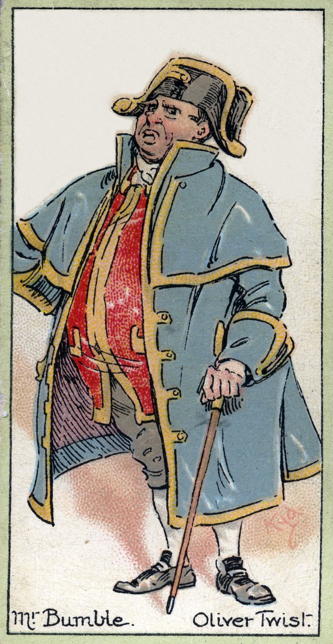 Mr. Bumble, de Oliver Twist, de Charles Dickens, 1923 de Joseph Clayton Clarke