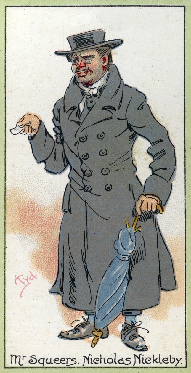 Sr. Squeers, de &39;Nicholas Nickleby&39;, 1923 de Joseph Clayton Clarke