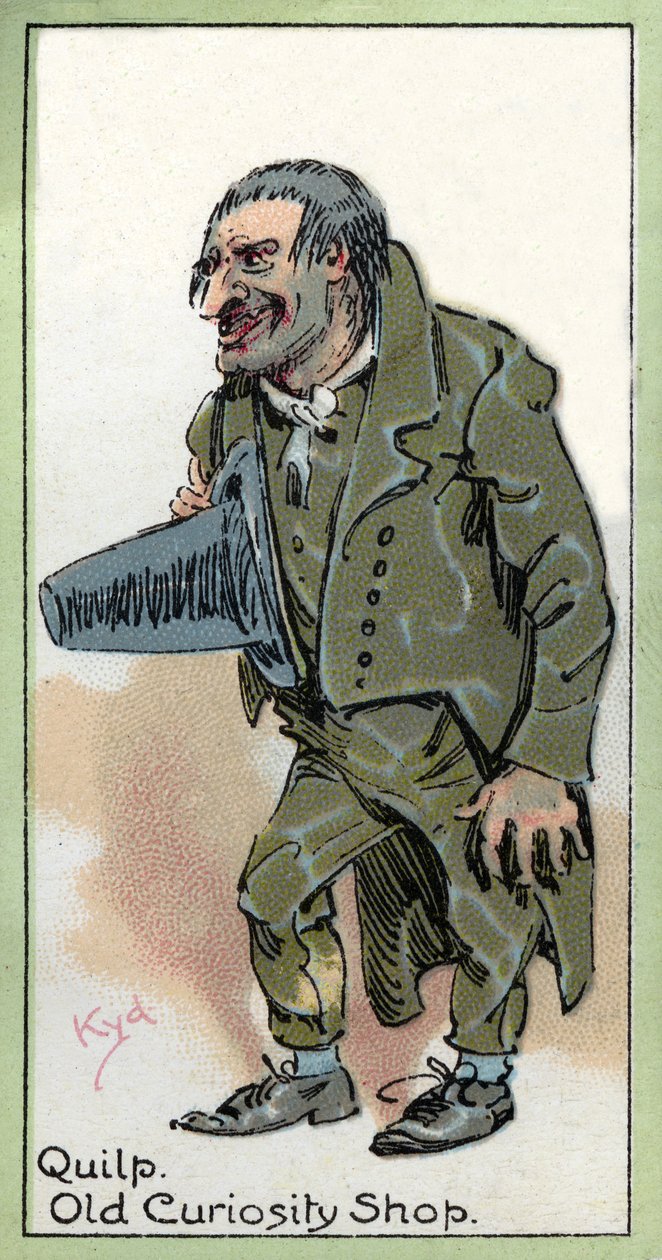 Quilp, de "The Old Curiosity Shop", de Charles Dickens, 1923 de Joseph Clayton Clarke