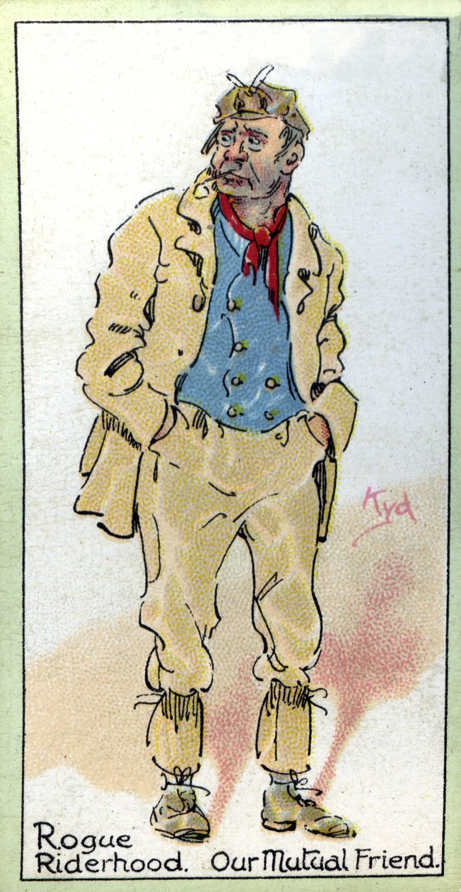 Riderhood Rogue, de "Our Mutual Friend", de Charles Dickens, 1923 de Joseph Clayton Clarke