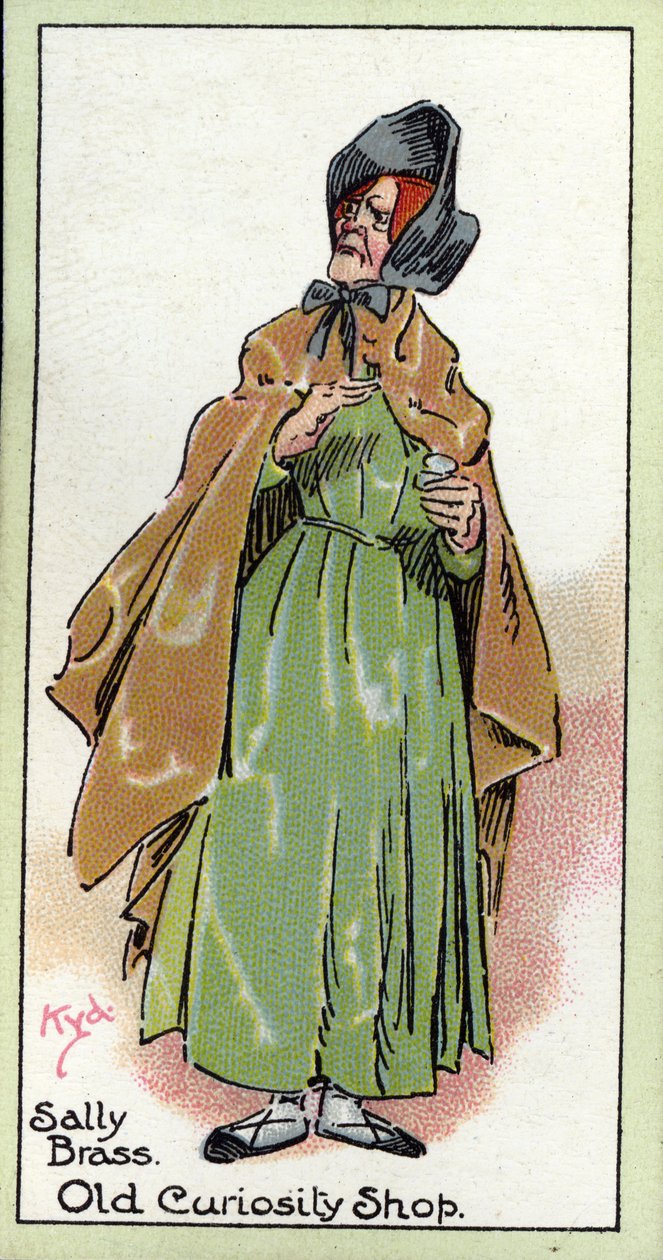 Sally Brass, de "The Old Curiosity Shop", de Charles Dickens, 1923 de Joseph Clayton Clarke