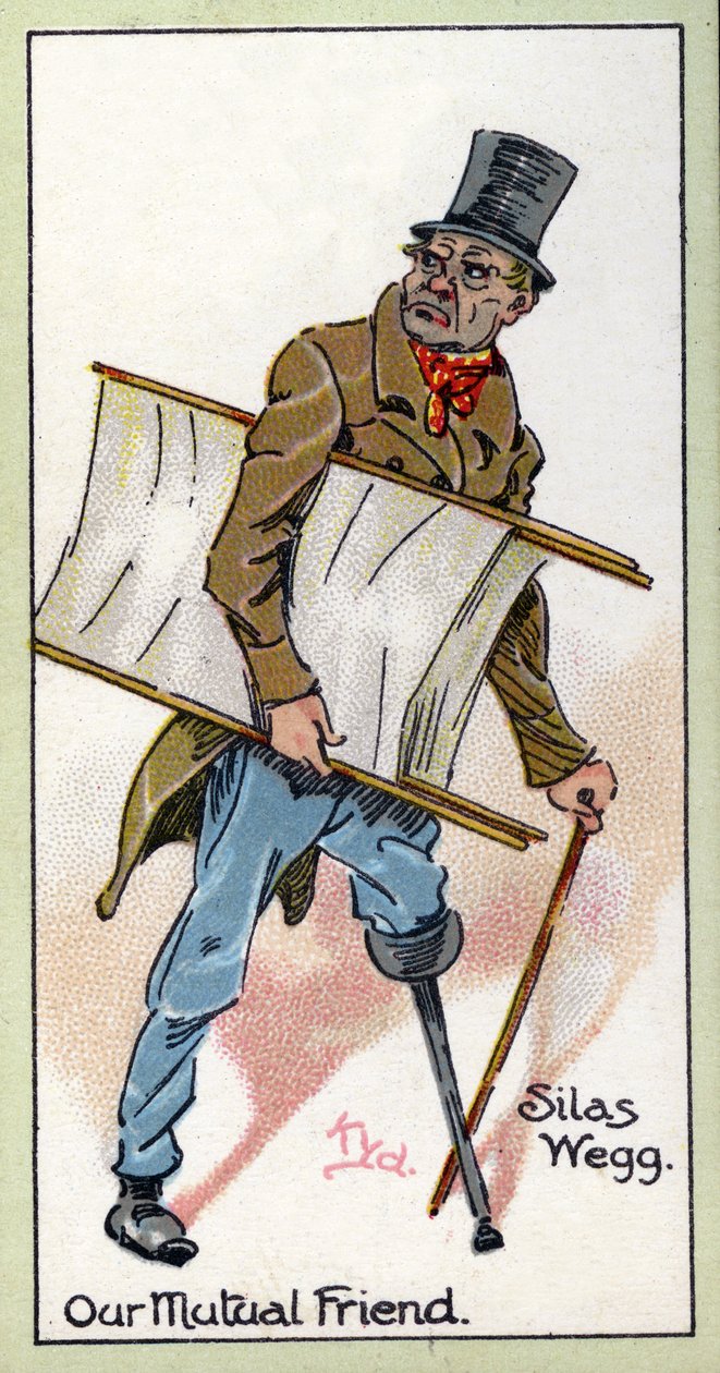 Silas Wegg. de &39;Our Mutual Friend&39;, 1923 de Joseph Clayton Clarke