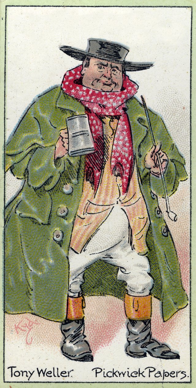 Tony Weller, de &39;The Pickwick Papers&39;, de Charles Dickens, 1923 de Joseph Clayton Clarke