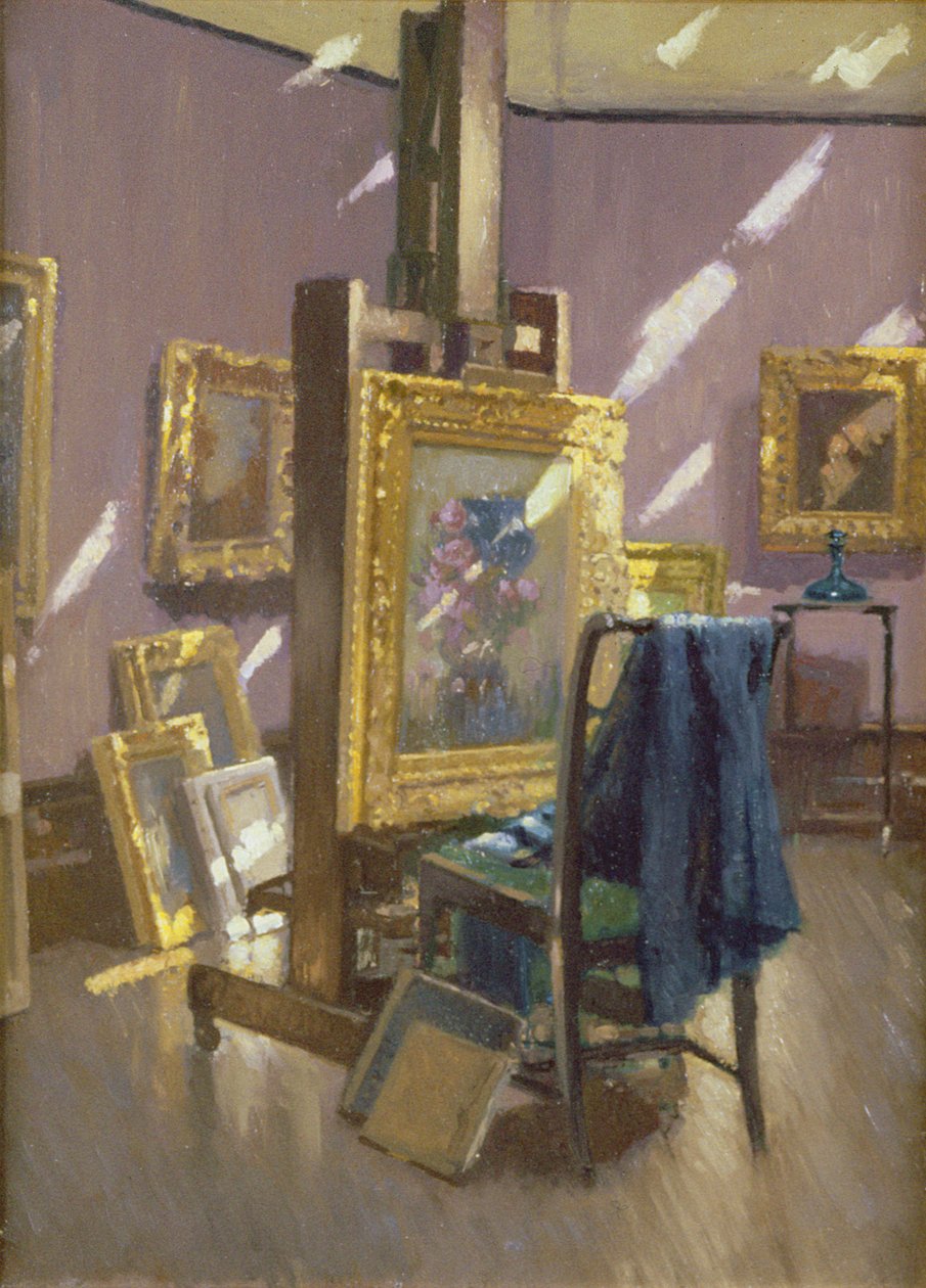Estúdio do pintor de Joseph Denovan Adam