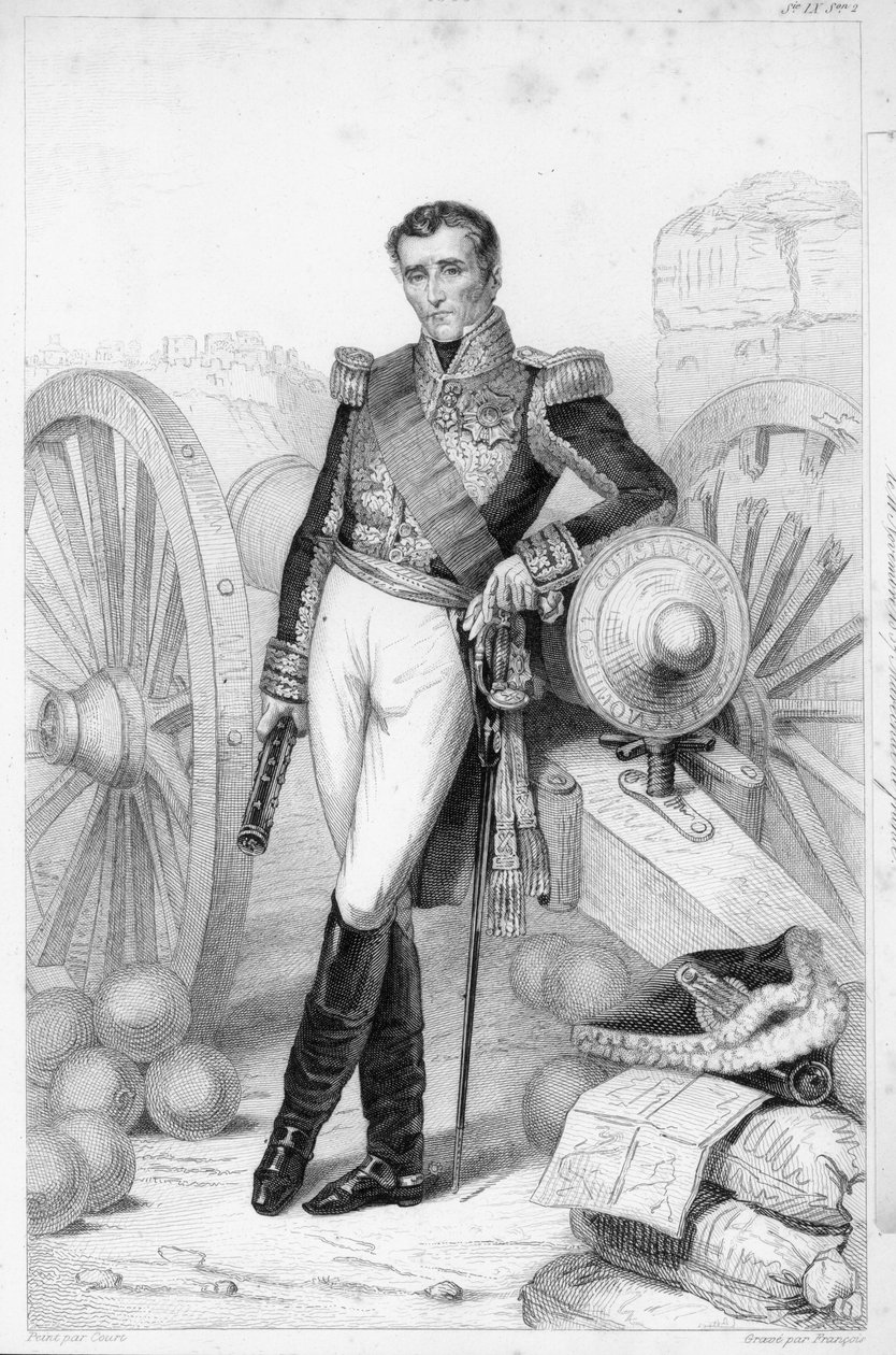 Sylvain Charles Valee (1773-1846), conde e marechal de Joseph Desire Court