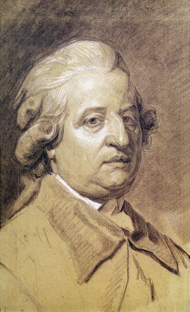 Retrato de Luís XVI (1754-93) Rei da França, no Templo (giz e carvão sobre papel) de Joseph Ducreux