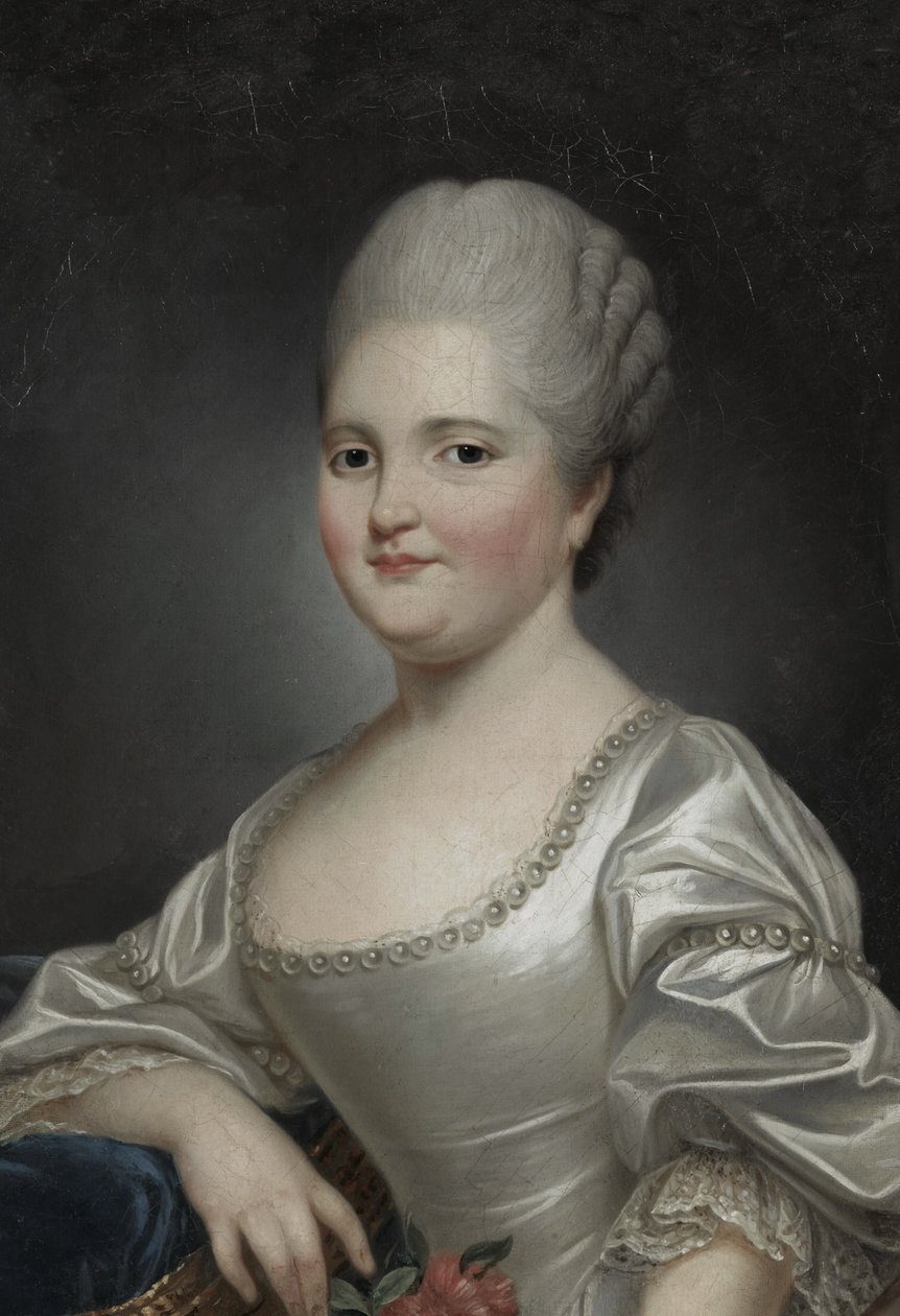 Retrato de Marie Clotilde da França (1759-1802), conhecida como Madame Clotilde, futura rainha da Sardenha de Joseph Ducreux