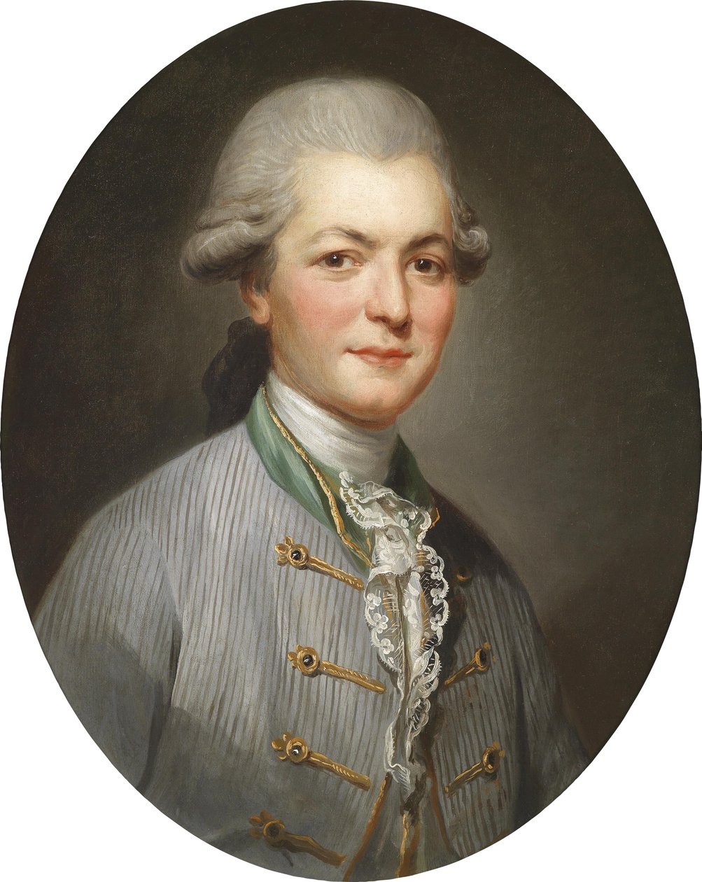 Retrato do conde Charles Joseph de Pallu (1753-1823) de Joseph Ducreux