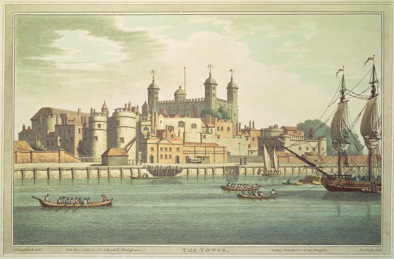 Torre de Londres, 1795 de Joseph Farington
