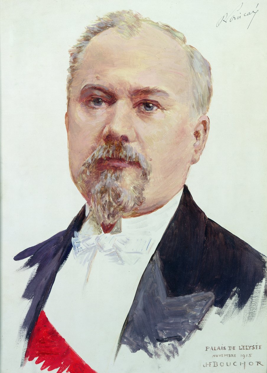 Retrato de Raymond Poincaré (1860-1934) 1915 de Joseph Felix Bouchor