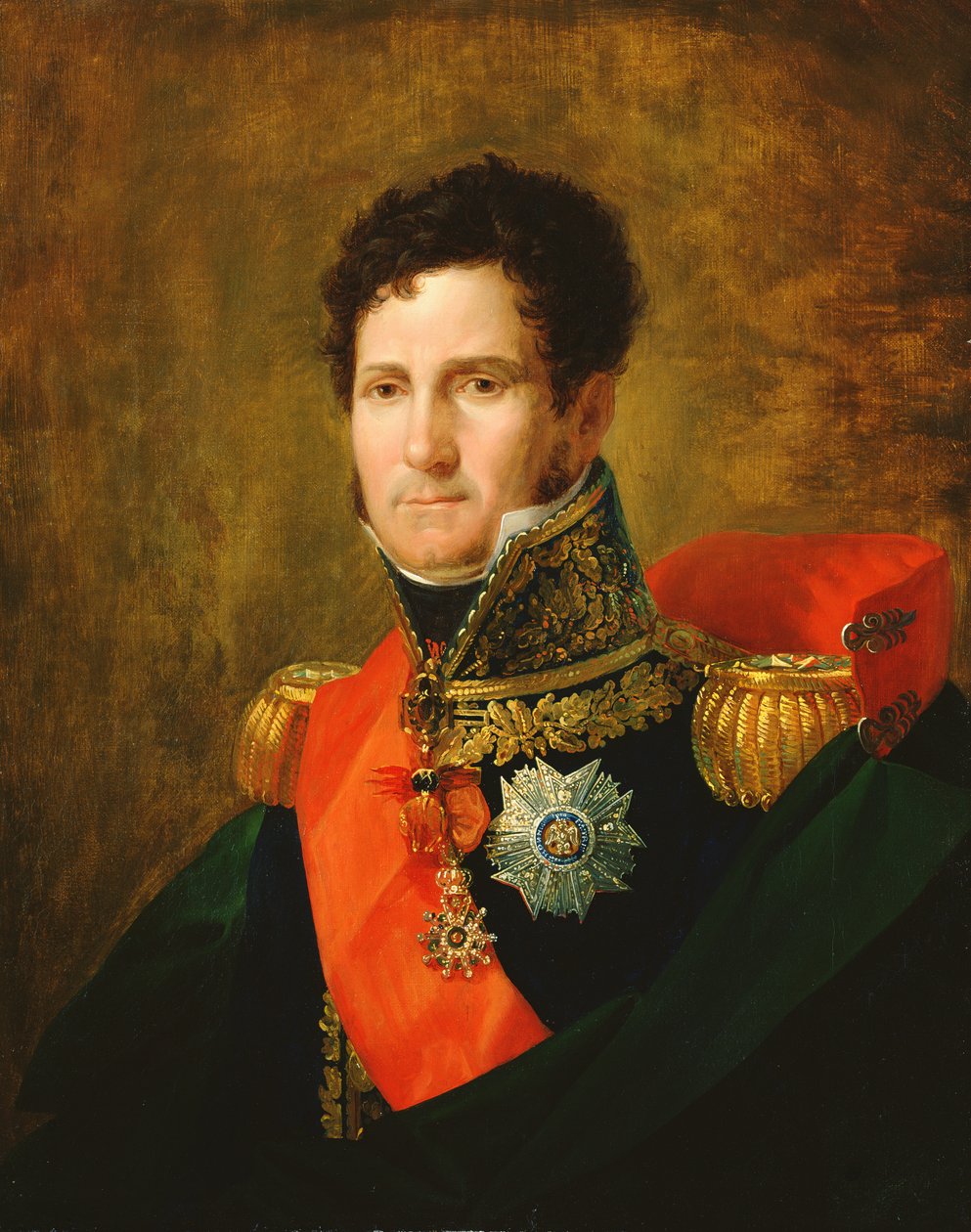 Retrato de Felix Baciocchi (1762-1841) c.1805 de Joseph Franque