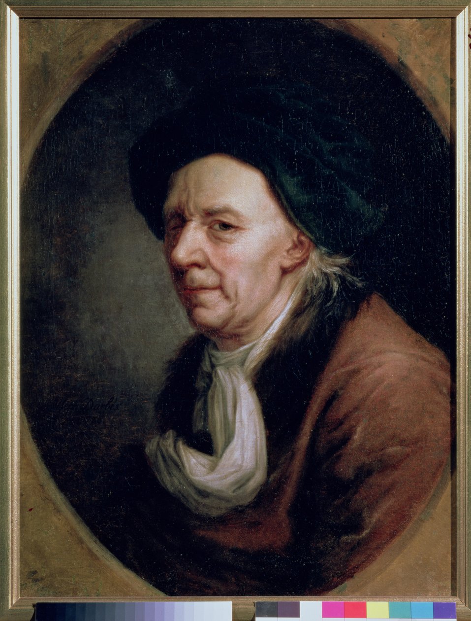 Retrato do matemático Leonard Euler (1707-83) de Joseph Friedrich August Darbes