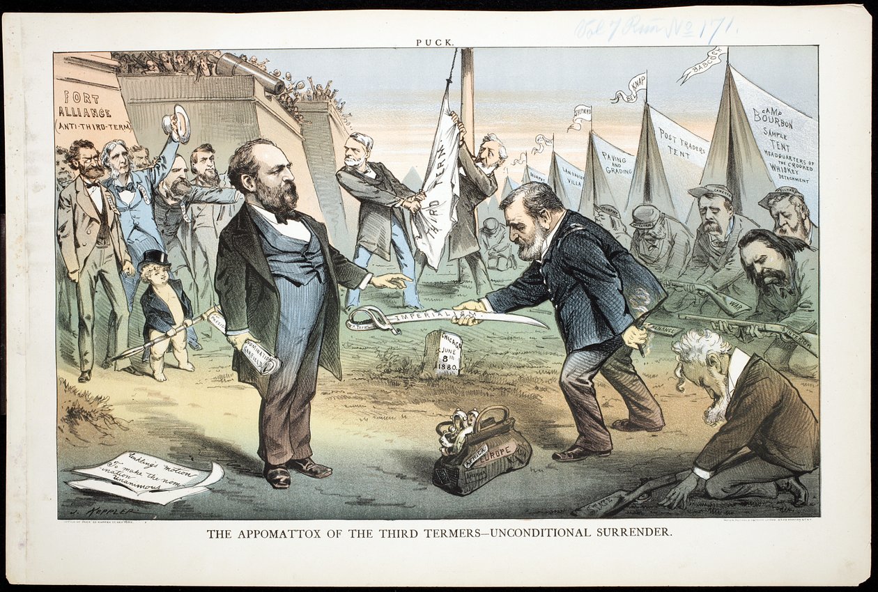 O Appomattox dos Terceiros Termersores - Rendição Incondicional, 1880 de Joseph Keppler
