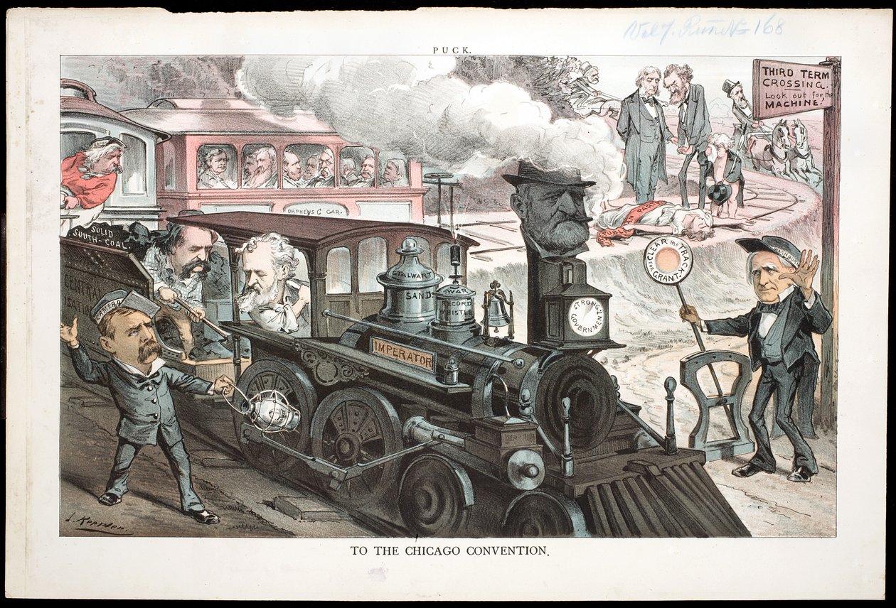 Para a Convenção de Chicago, 1880 de Joseph Keppler