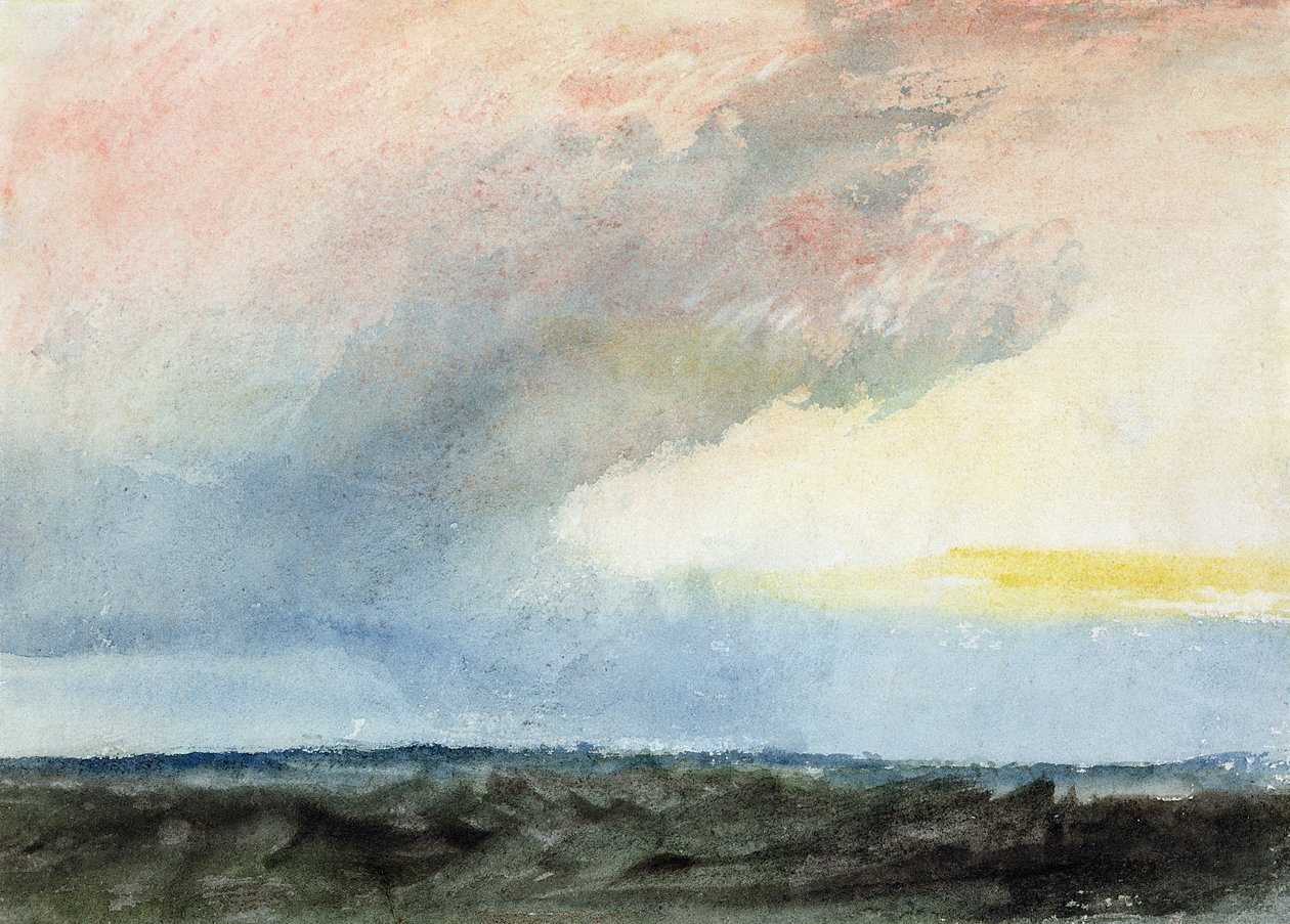 Uma tempestade no mar de Joseph Mallord William Turner