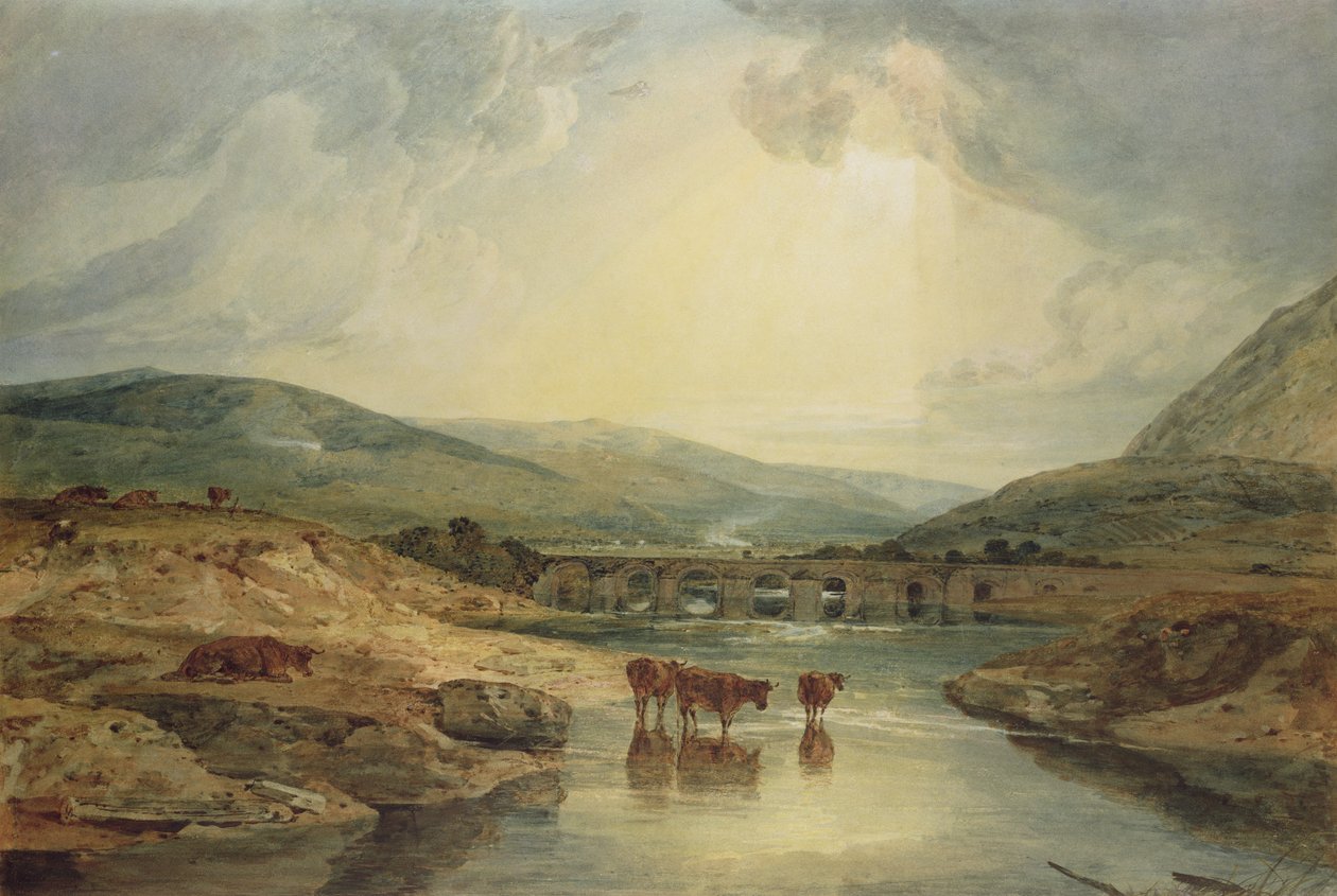 Ponte sobre o usk de Joseph Mallord William Turner