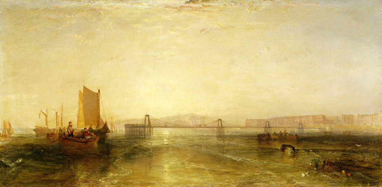 Brighton do mar, c.1829 de Joseph Mallord William Turner