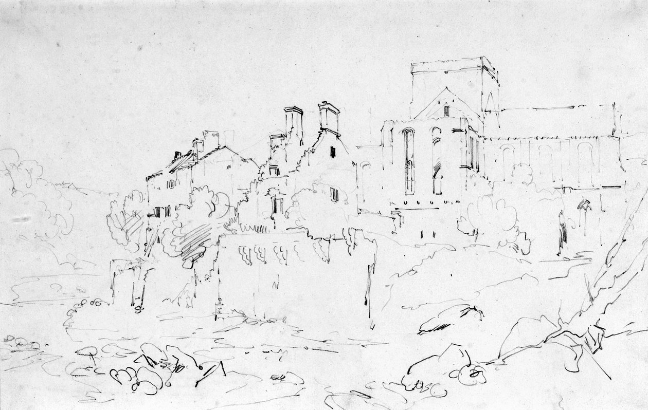 Priorado de Brinkburn, Northumberland de Joseph Mallord William Turner