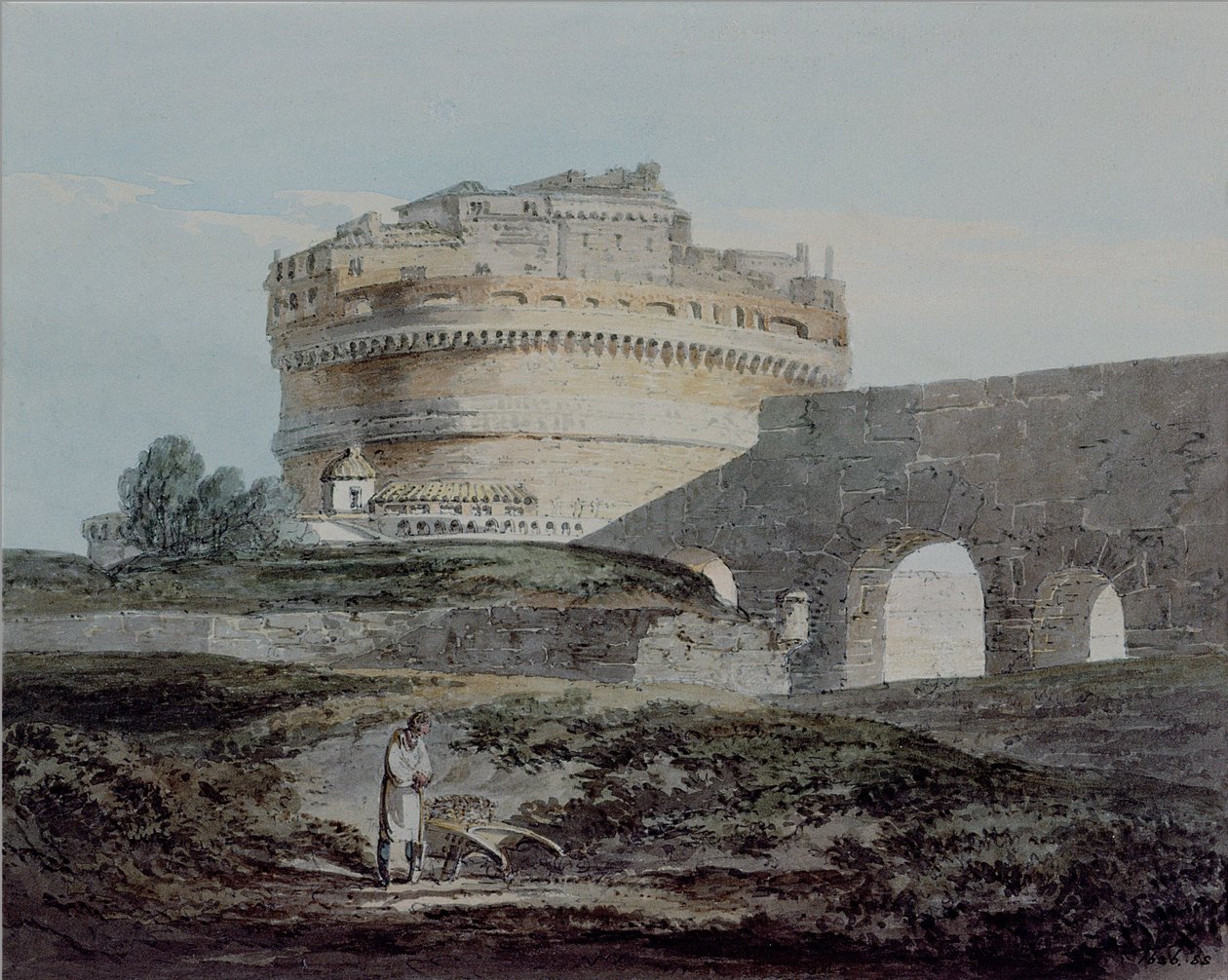 Castelo de San Angelo, Roma de Joseph Mallord William Turner