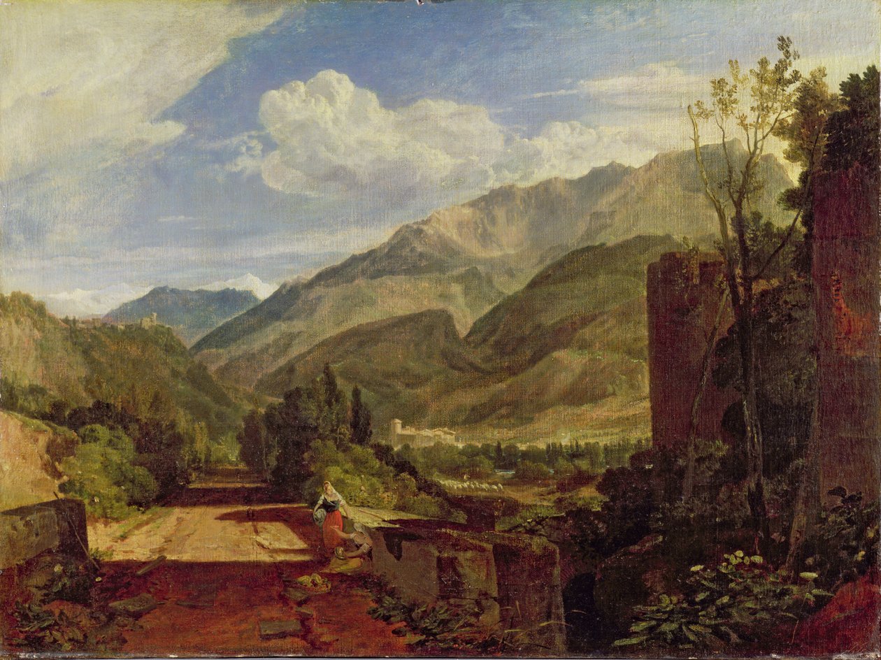 Castelo de São Miguel, Bonneville, Sabóia, 1803 de Joseph Mallord William Turner