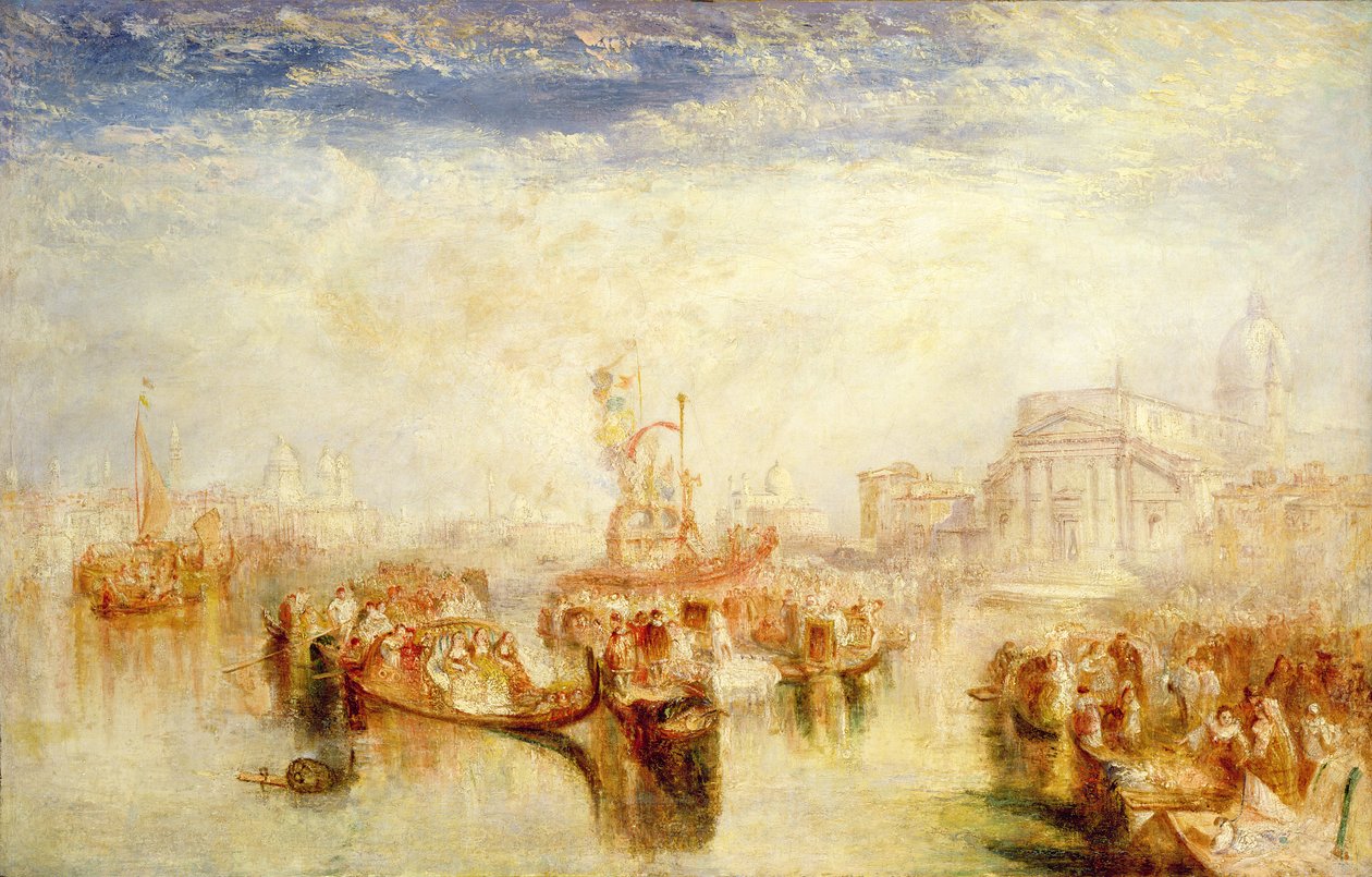 Depositando as fotos de Bellini no Redentor, 1841 de Joseph Mallord William Turner