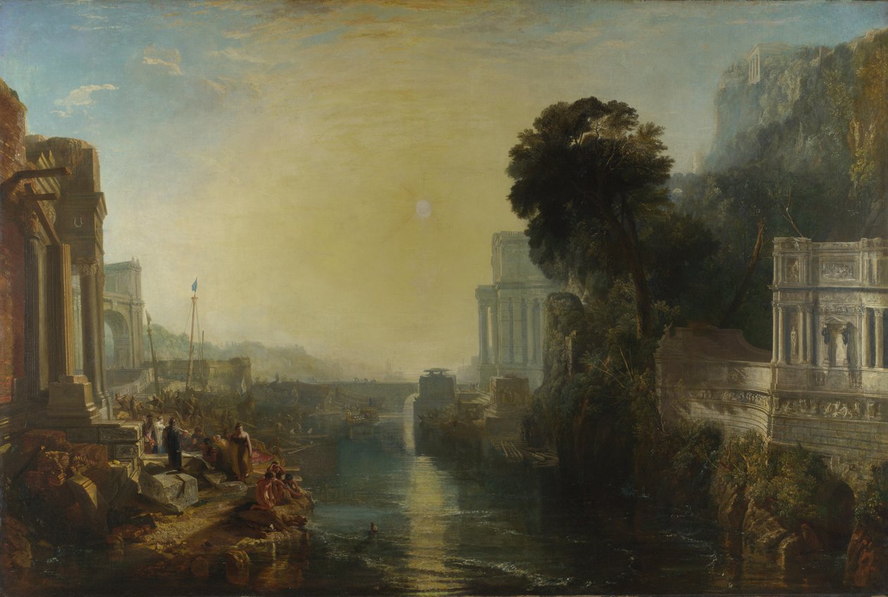 Dido, construindo Cartago, ou a ascensão do império cartaginês, 1815 de Joseph Mallord William Turner