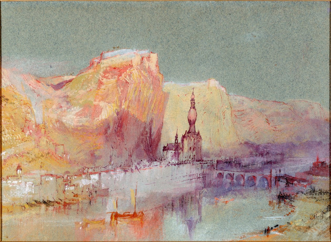 Dinant no Meuse (bodycolour) de Joseph Mallord William Turner