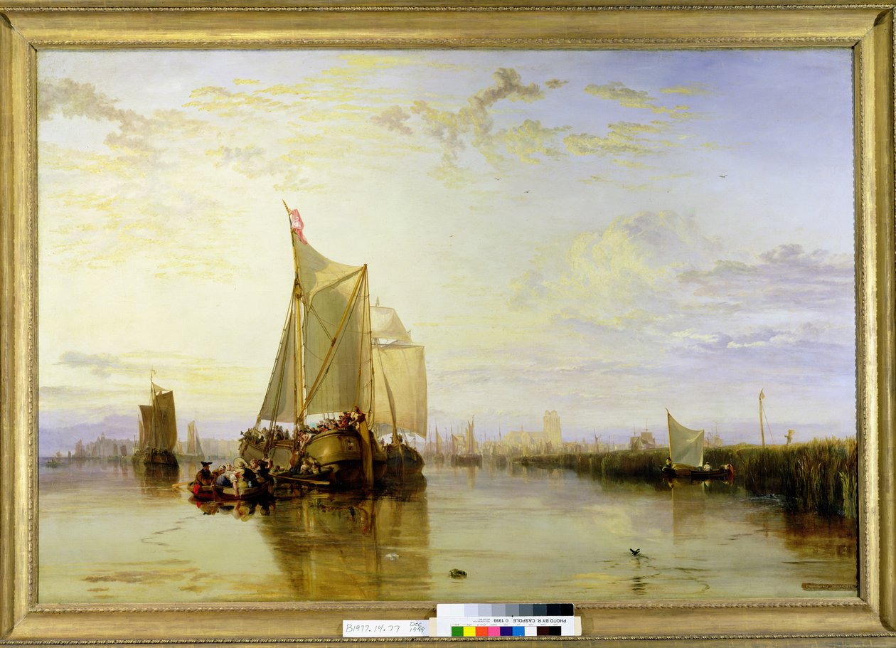 Dort ou Dordrecht: o barco-pacote Dort de Roterdão, 1817-18 de Joseph Mallord William Turner
