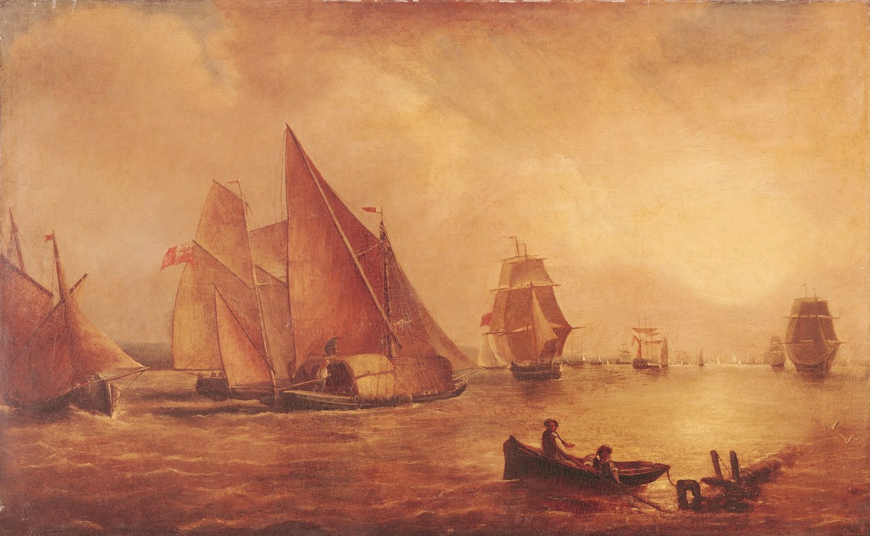 Estuário do Tamisa e do Medway de Joseph Mallord William Turner
