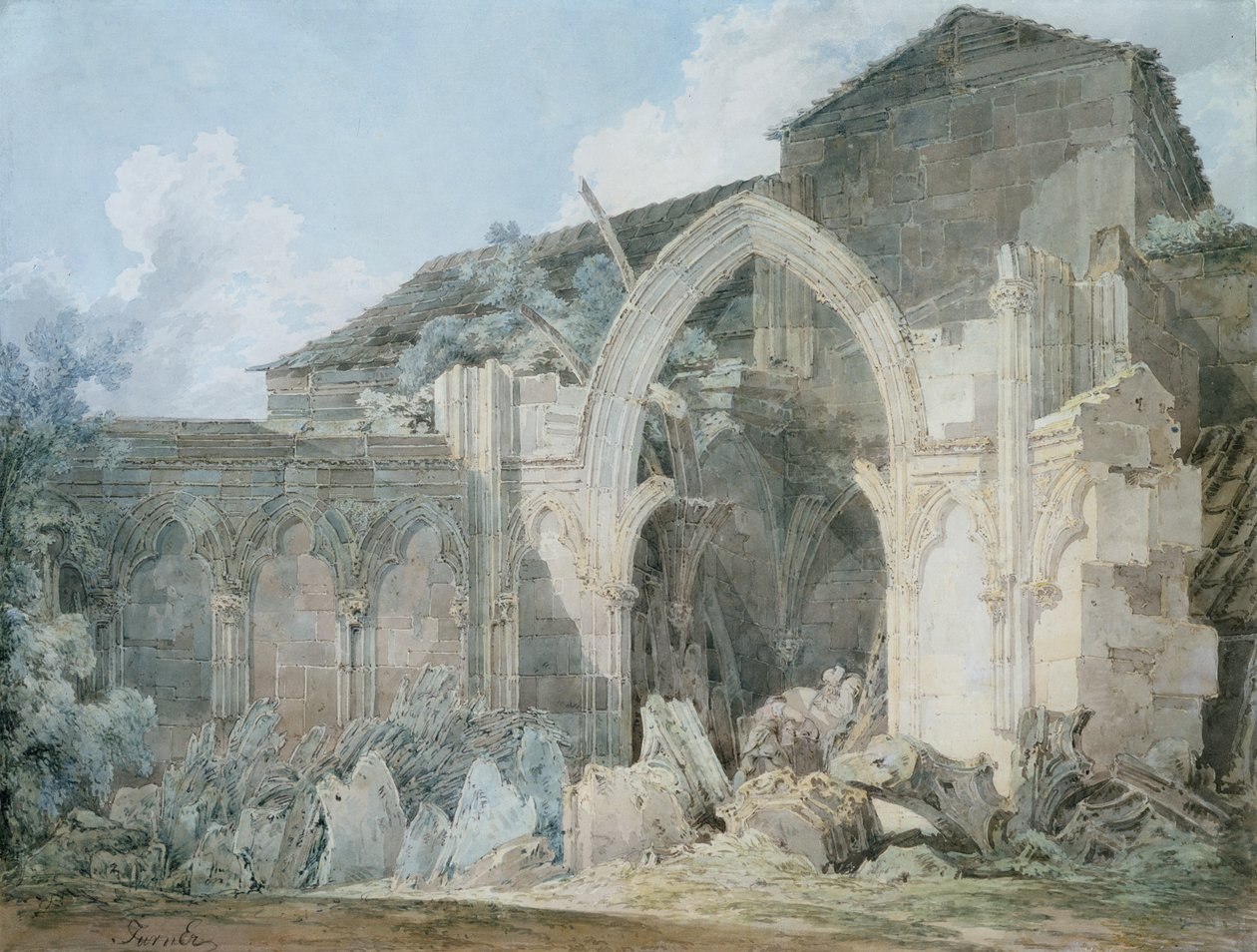 Abadia de Glastonbury de Joseph Mallord William Turner